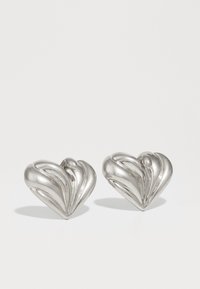 PISTIL HEART EARRINGS - Ohrringe - vintage silver-coloured