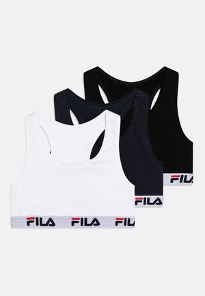 JUNIOR GIRL 3 PACK - Spodnja majica - black/navy/white