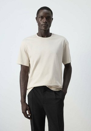 Mango, ADULT - T-shirt basic - sand