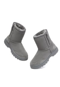EVERAU STARLING ZIPPER SHORT - Winter boots - grey