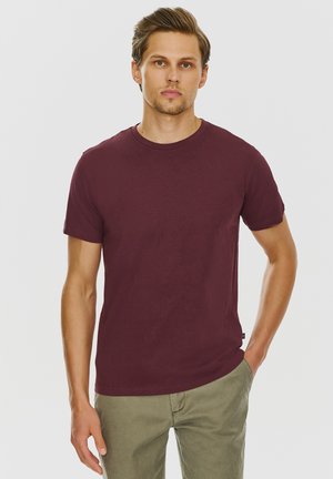 Pako Lorente T-shirt basic - bordowy