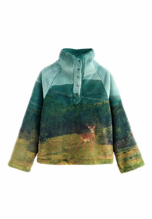 PRINTED BORG - Sweat polaire - green woodland scene