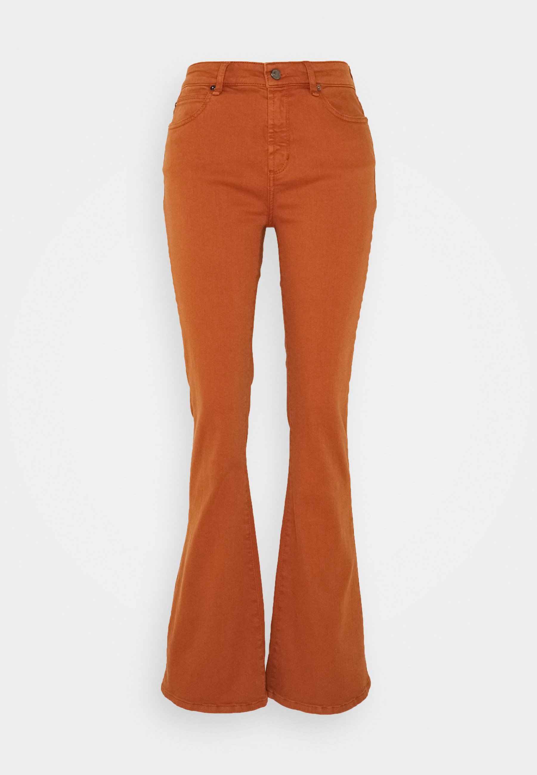 donkere flared jeans met high waist marie K210101502
