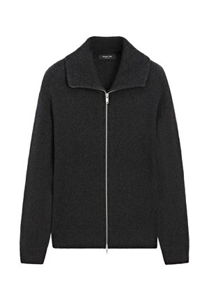 Massimo Dutti HIGH NECK - Cardigan - dark grey