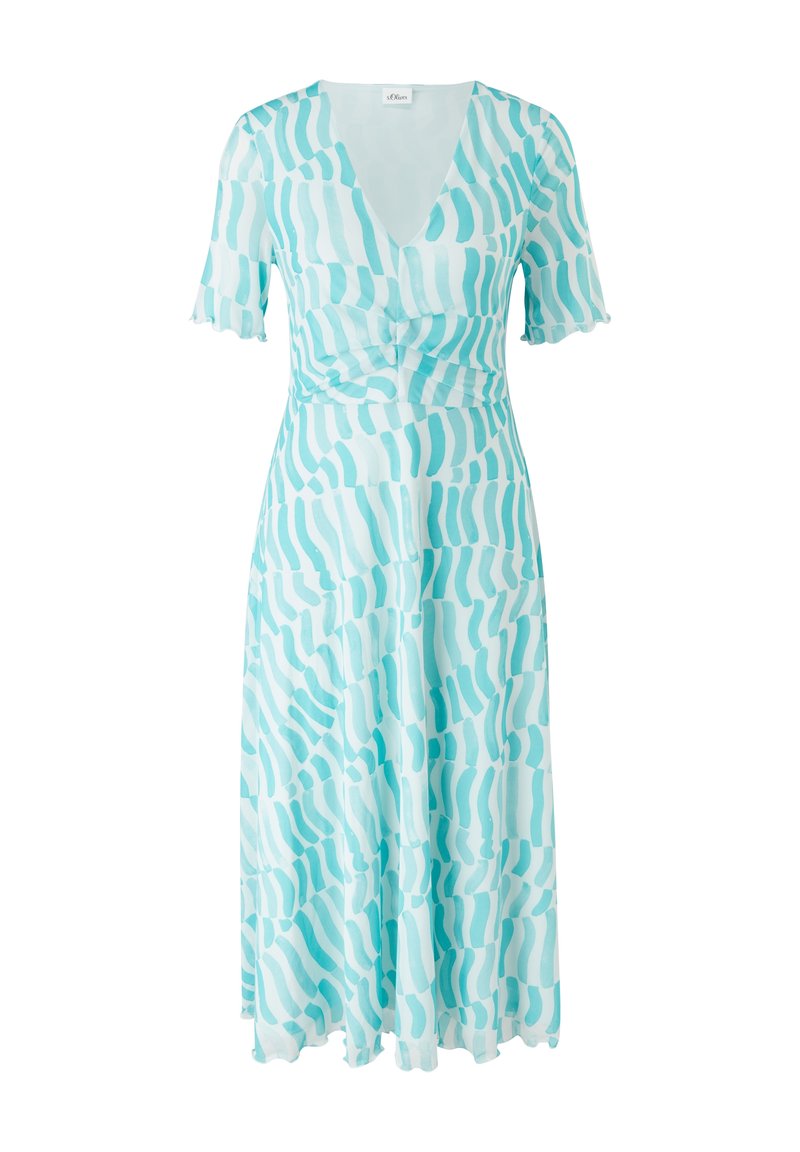 Damen Freizeitkleider | s.Oliver BLACK LABEL EN MESH À IMPRIMÉ Freizeitkleid pale aqua aop/mint - VW84955 Damen Freizeitkleider | s.Oliver BLACK LABEL EN MESH À IMPRIMÉ Freizeitkleid pale aqua aop/mint - VW84955