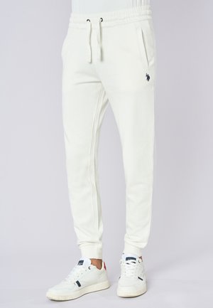 SPORTIVO IN CALDO CON LOGO - Pantaloni sportivi - bianco