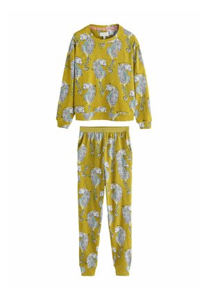 REGULAR FIT LEOPARD PRINT SET - Nattøj sæt - green leopard