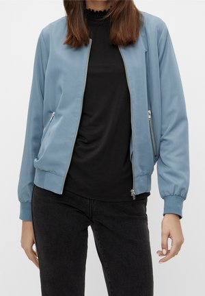 Sudadera con cremallera - light blue
