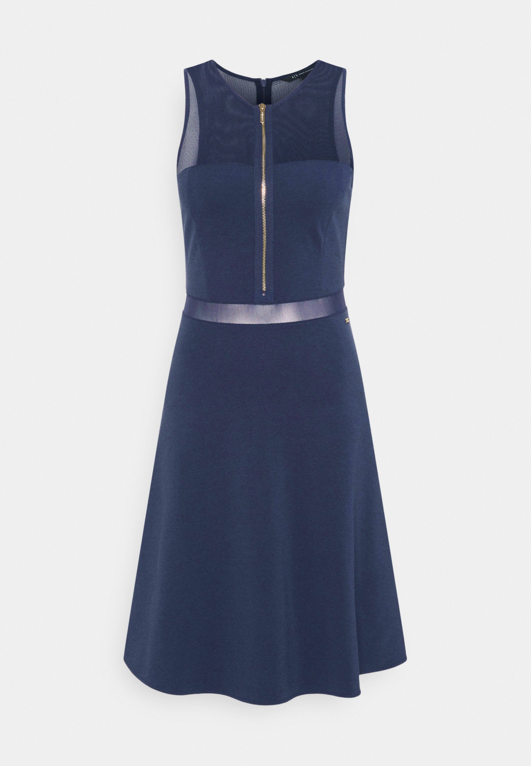 Armani Exchange VESTITO - Laisvo kirpimo suknelė - blueberry jelly/tamsiai  mėlyna - Zalando.lt