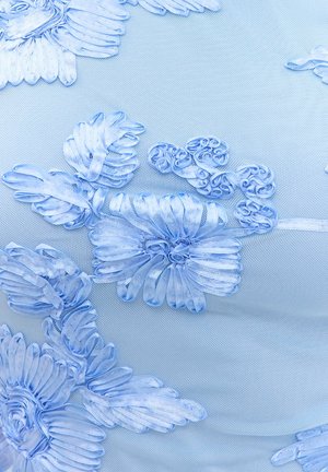 LOAVIES, POLISHED GRACE - Blouse - solid blue light