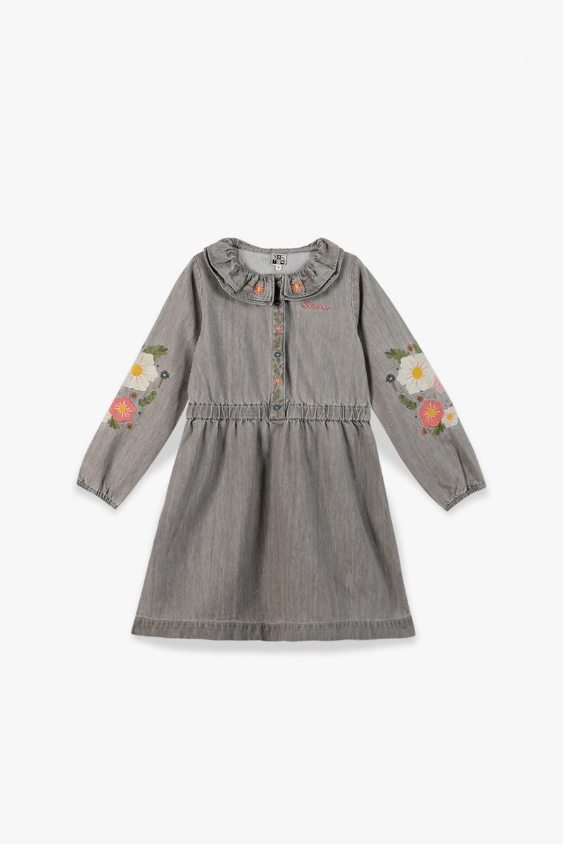 bonton denim dress Plus Size Denim Tube Dress