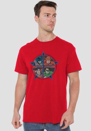Cotton Soul, JLA FOUR HEROES - Print T-shirt - red