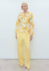 Mango - FLORAL - Button-down blouse - yellow Thumbnail Image 1