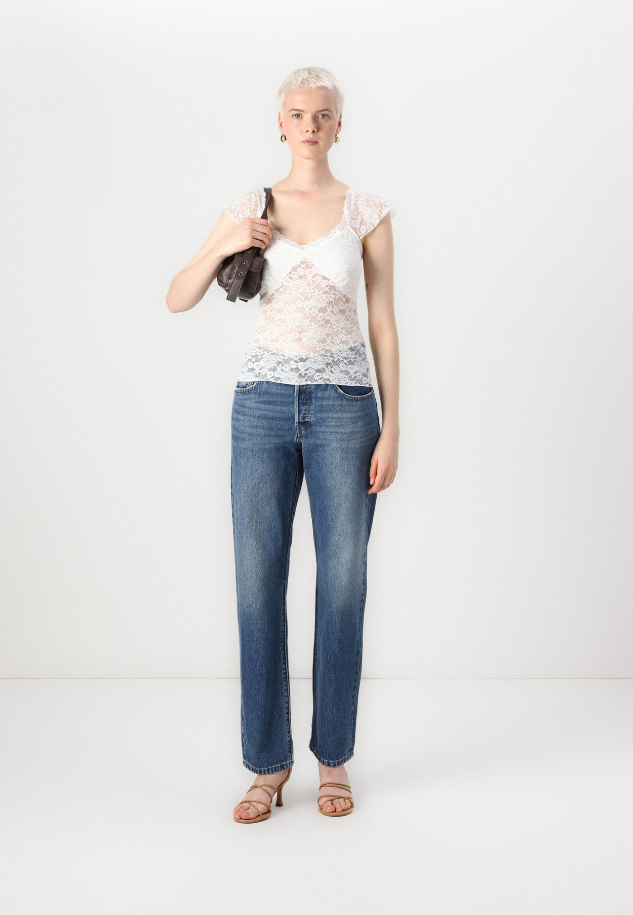 ONLBENA LIFE CAPSLEEVE V NECK