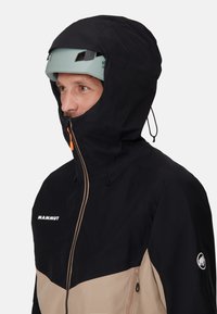 Mammut CRATER HOODED JACKET MEN - Hardshell striukė - savannah-black