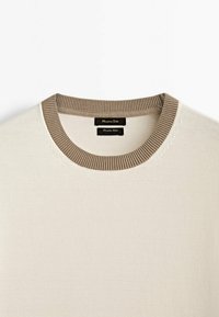 Massimo Dutti T-shirt basique - beige