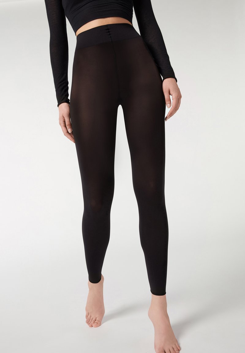 Calzedonia BLICKDICHTE SOFT TOUCH TOTAL COMFORT LEGGINGS Strumpfhose black/schwarz Zalando.de