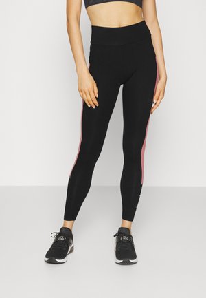 ONPBELMA - Leggings - black/rose