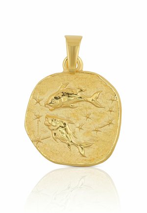 STERNZEICHEN FISCHE 16 22MM - Anhänger - gelbgold-coloured