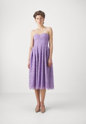 MIDI LENGTH CORSAGE DRESS - Cocktail dress / Party dress - fashion lilac