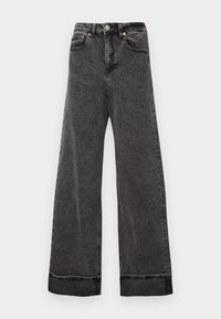 JXTOKYO WIDE FOLD LOGO  - Wide Leg - grey denim