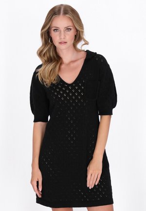 Strickkleid - black