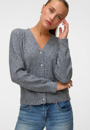 Vero Moda, CARDIGAN VMDOFFY KNIT CARDIGAN - Gilet - asphalt