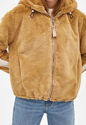 Bershka Sweat zippé - beige