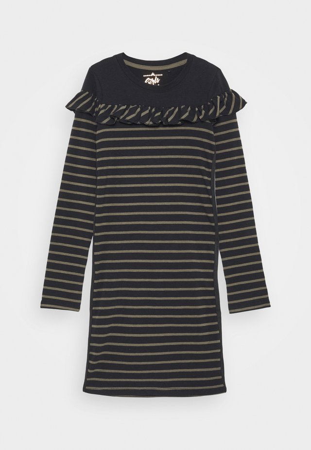 GIRLS DRESS - Jerseykjoler - olive night