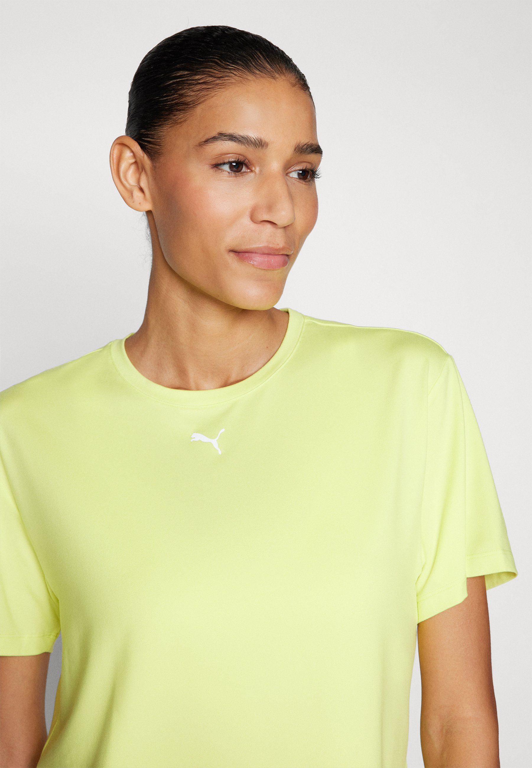 Puma TEE - Sports T-shirt - lemon sherbert/yellow - Zalando