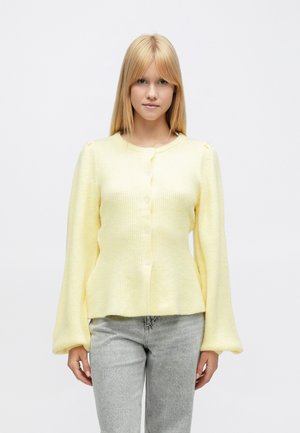 PCSILLY PUFF - Kardiganas - pale banana