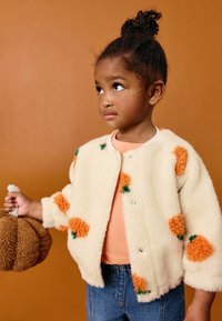 Next REGULAR FIT - BORG - Polárdzseki - cream pumpkin