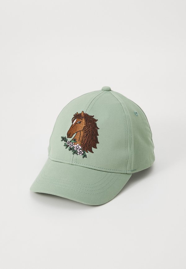 HORSE EMBROIDERY UNISEX - Cap - light jade