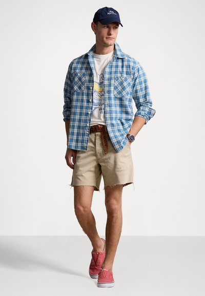 Polo Ralph Lauren CLASSIC FIT SLUB JERSEY GRAPHIC T-SHIRT - T-shirt con stampa - nevis