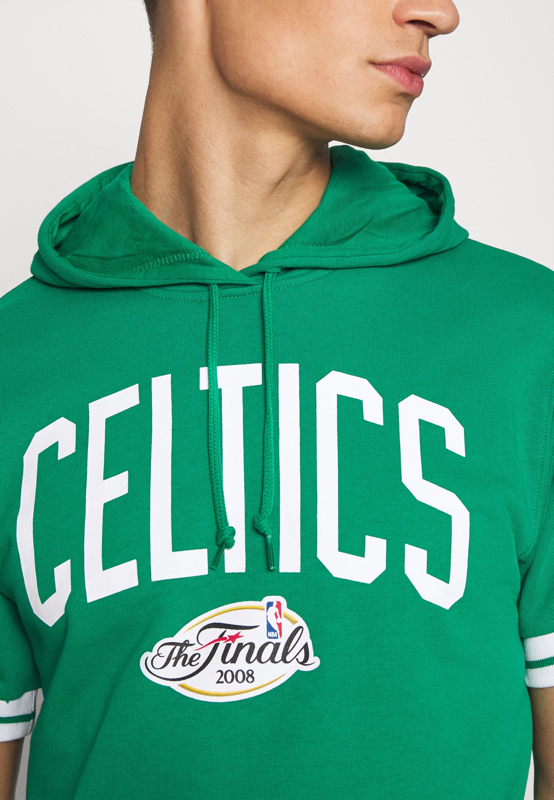 boston celtics short sleeve hoodie