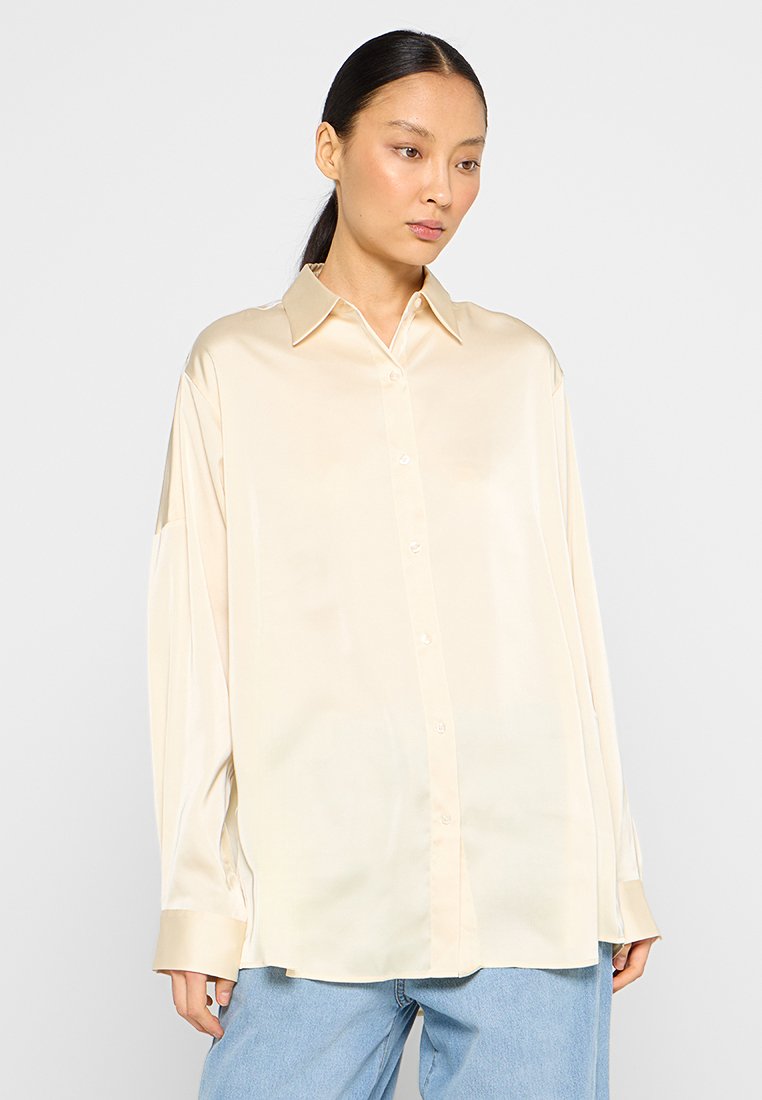 HUGO Overhemdblouse beige HUGO Overhemdblouse beige