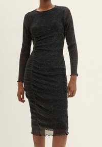 TOM TAILOR DENIM Cocktailklänning - metallic black