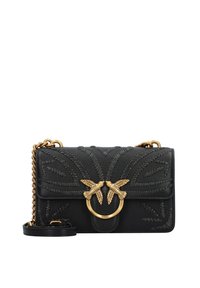 LOVE ONE MINI   - Keresztpántos táska - nero/antique gold