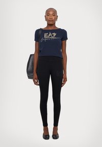 EA7 Emporio Armani Camiseta estampada - navy