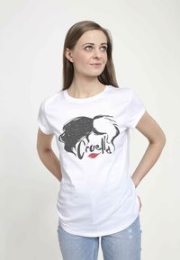 Disney DNCA SIMPLY CRUELLA - Triko s potiskem - white