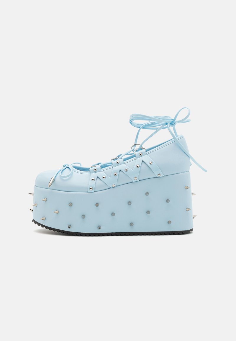 Koi Footwear ZORINA LACE UP PLATFORM BALLET SHOES Nauhalliset