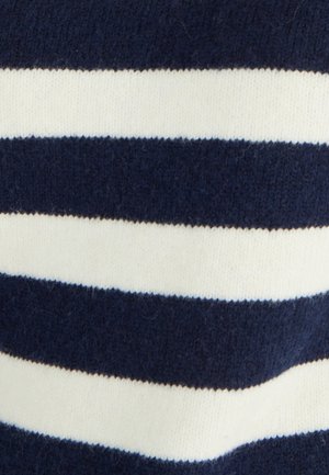 Damart ÉPAULE BOUTONNÉE - Trui - navy striped