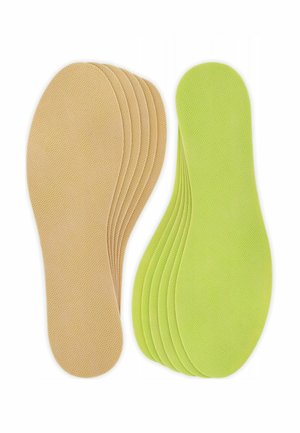 UNISEX  6 PAAR - Insole - beige green