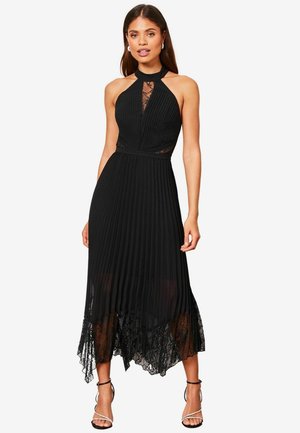 Lipsy HALTER PLEATED-REGULAR FIT - Maxikleid - black