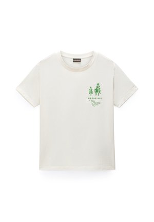 Napapijri, S-BLISS SS W. - Camiseta estampada - white whisper