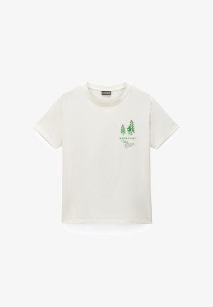 Napapijri, S-BLISS SS W. - Camiseta estampada - white whisper