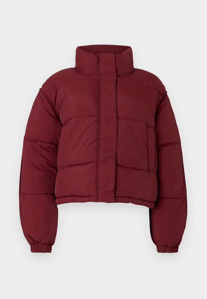 Only Winterjas donkerrood