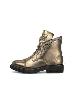Bottines à plateau - bronce