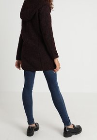 JDY Klassisk frakke - dark red