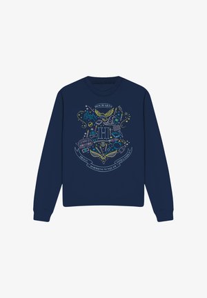 Warner Brothers, HARRY POTTER ICONIC HOGWARTS - Sweatshirt - dark blue